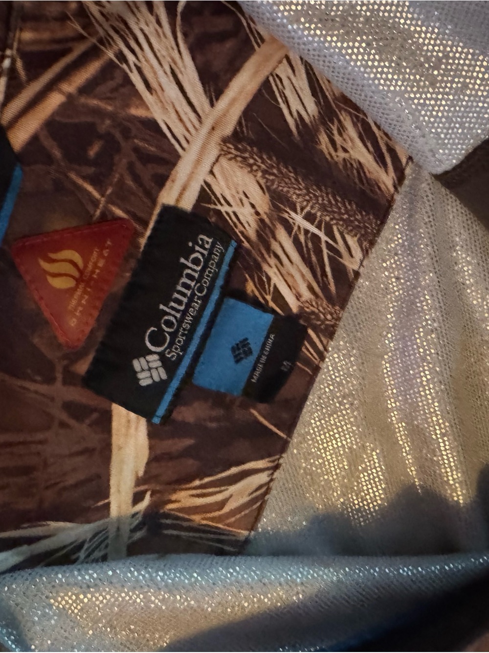 Columbia Realtree PHG Brown Camouflage Performance Half-Zip Jacket - Picture 3 of 5
